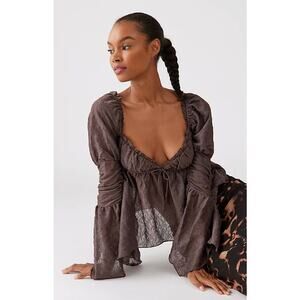 Urban Outfitters Sonnet Puff Sleeve Top